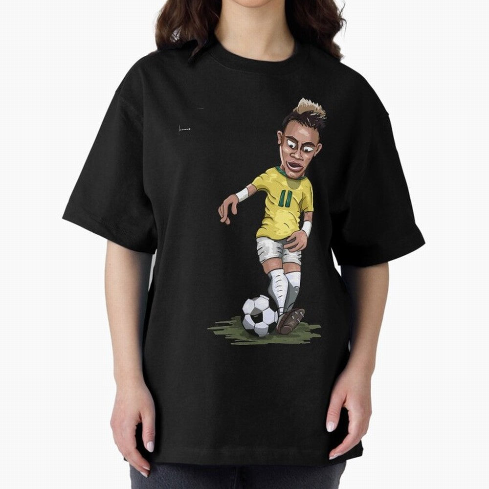 FOOTBALL ARTIST NEYMAR Brasil Essential T-Shirt Cheer through Every Moment of the FIFA World Cup 2026 USA Canada Mexico Journey through Neymar Highlights, Portugal, Spain and Germany Pride, Retro Football Energy, Iconic Rivalries, Trophy Chase