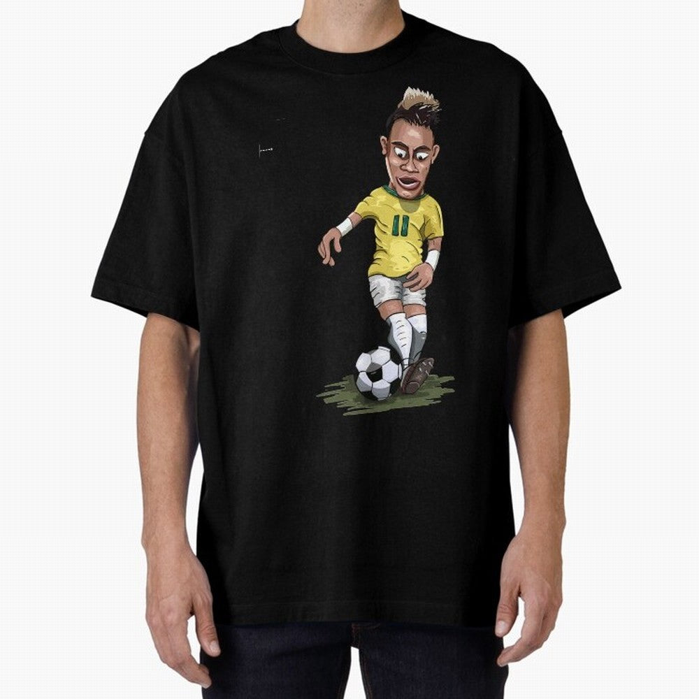 FOOTBALL ARTIST NEYMAR Brasil Essential T-Shirt Cheer through Every Moment of the FIFA World Cup 2026 USA Canada Mexico Journey through Neymar Highlights, Portugal, Spain and Germany Pride, Retro Football Energy, Iconic Rivalries, Trophy Chase
