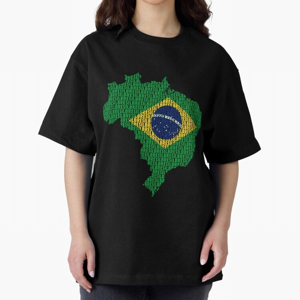 Map of Brazil (Brazil) Classic T-Shirt Bring a Vintage Feel to Global Football Passion for FIFA World Cup 2026 Group Stage, Featuring Mbappe and Neymar, Brazil, Fan Favorite Moments, National Team Passion, Big Match Drama and Soccer History;