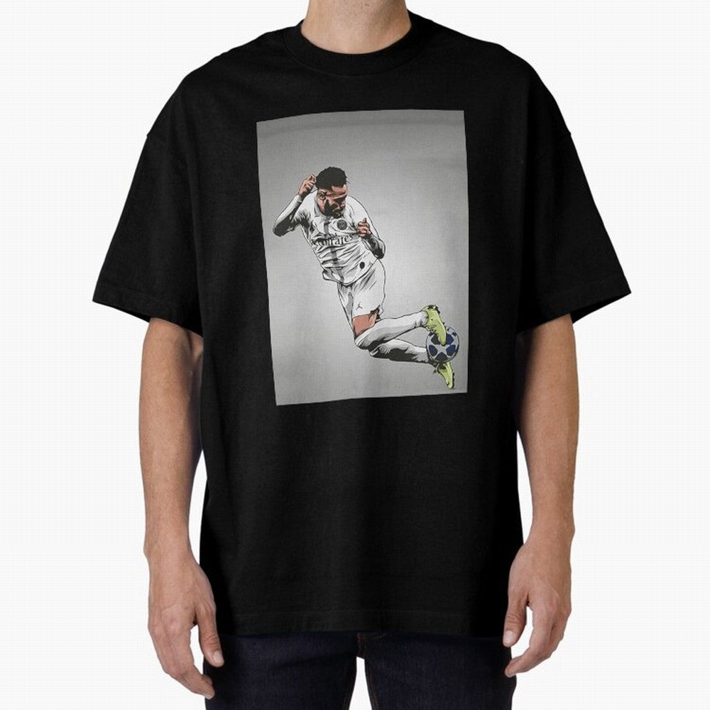 Illustration Neymar Wallpaper Classic T-Shirt Show Support during FIFA World Cup 2026 Centered on Cristiano Ronaldo, France Energy, Championship Spirit, Famous Goals, Roaring Crowds and International Football Unity; Ideal for Passionate Fans Who
