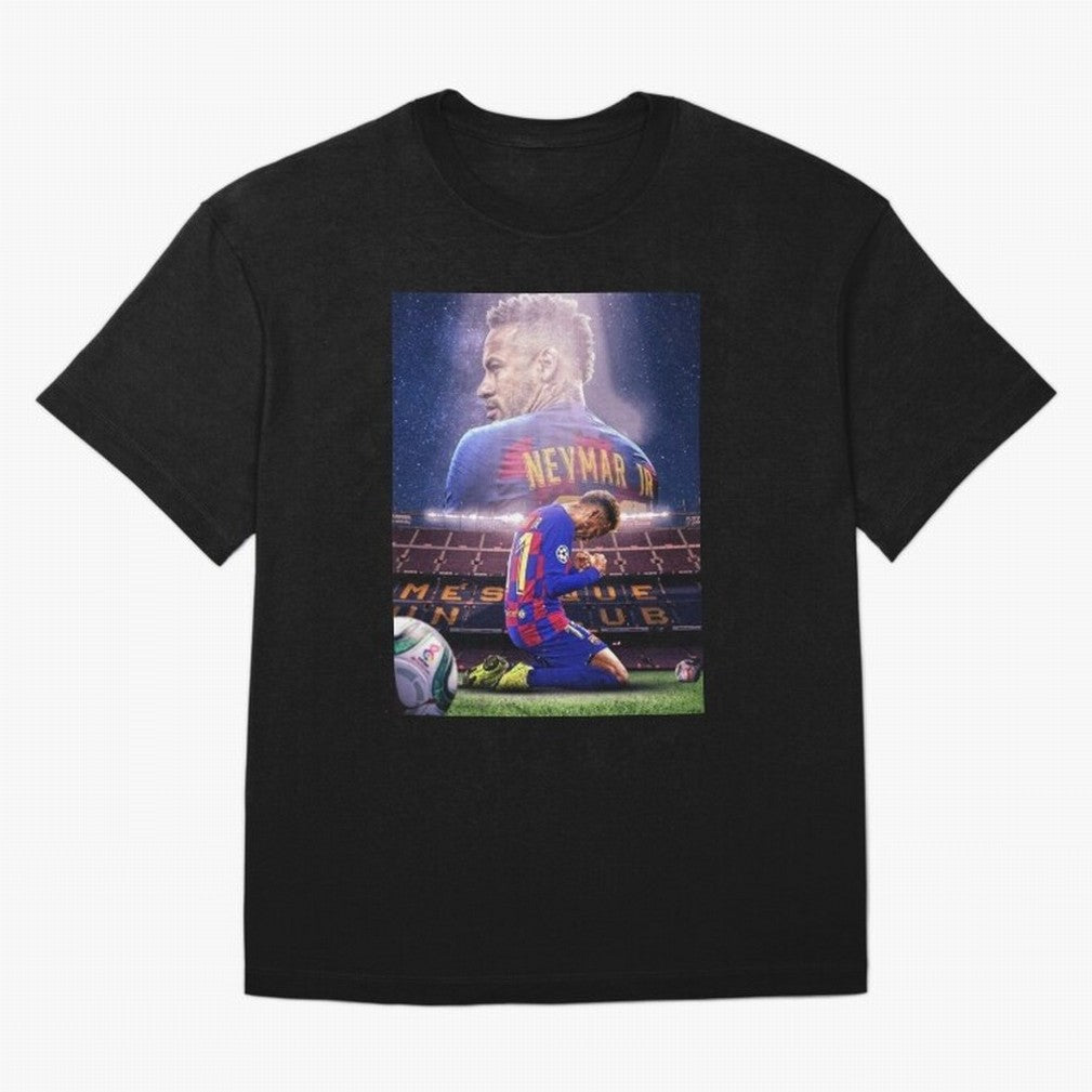 Art Wallpaper Neymar Classic T-Shirt Share Match Day Hype around FIFA World Cup 2026 USA Canada Mexico, Messi, Neymar and Mbappe, Argentina and Brazil, Sports Nostalgia, International Competition, Famous Players and Unforgettable Victories; Made