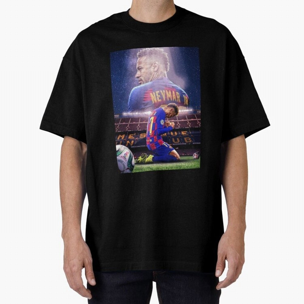 Art Wallpaper Neymar Classic T-Shirt Share Match Day Hype around FIFA World Cup 2026 USA Canada Mexico, Messi, Neymar and Mbappe, Argentina and Brazil, Sports Nostalgia, International Competition, Famous Players and Unforgettable Victories; Made