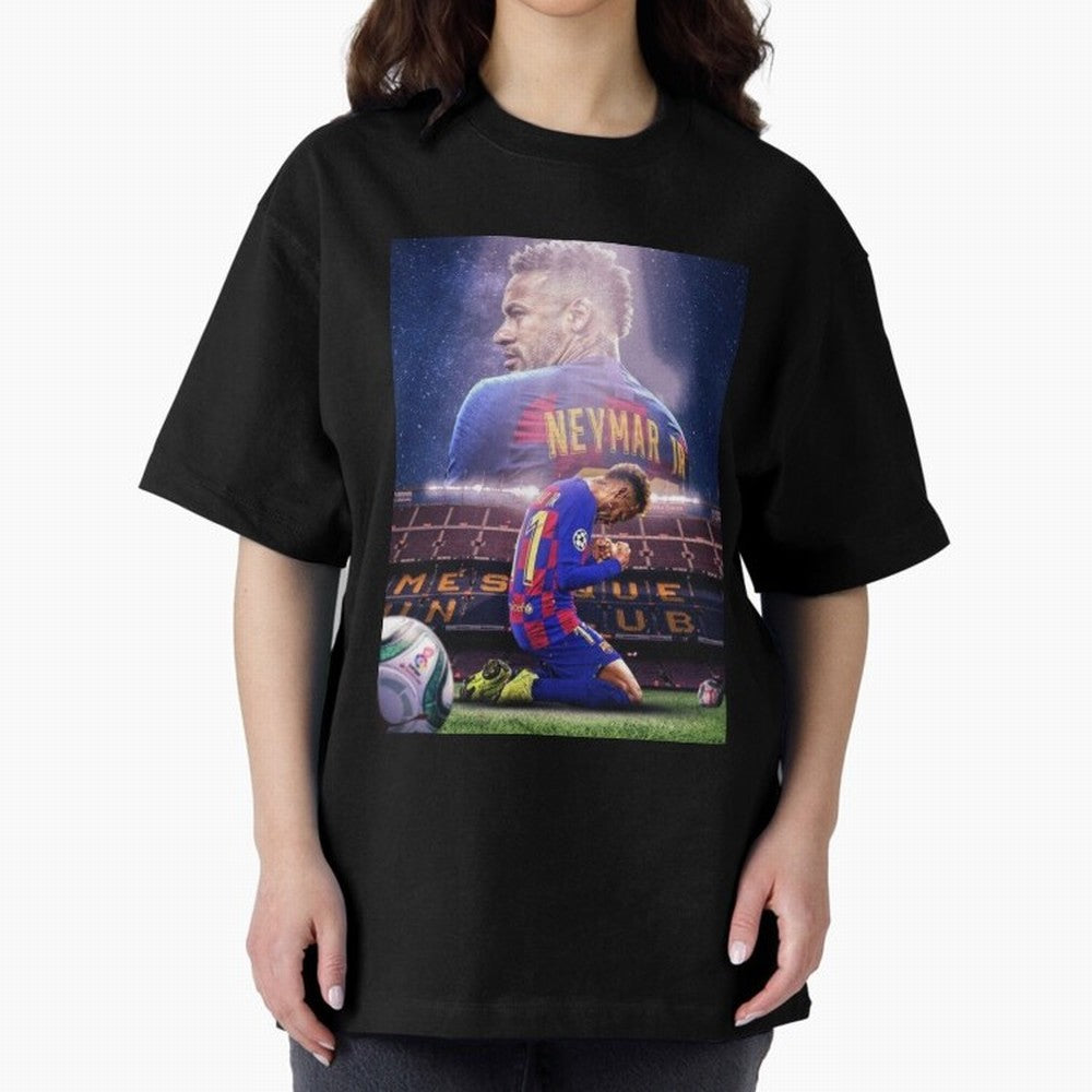Art Wallpaper Neymar Classic T-Shirt Share Match Day Hype around FIFA World Cup 2026 USA Canada Mexico, Messi, Neymar and Mbappe, Argentina and Brazil, Sports Nostalgia, International Competition, Famous Players and Unforgettable Victories; Made