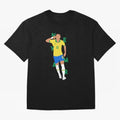 Neymar x Brazil Classic T-Shirt Create FIFA World Cup 2026 USA Canada Mexico Spirit, Connected to Argentina and Brazil, Cristiano Ronaldo, Haaland and CR7, Vintage Soccer Flavor, Modern Football Stars, National Flags and Final Night Emotion; Ideal