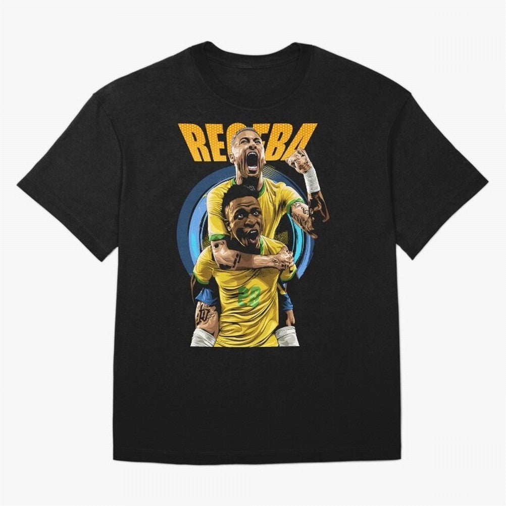 RECEBA Classic T-Shirt Follow FIFA World Cup 2026 Group Stage Featuring Cristiano Ronaldo, Haaland and CR7, Portugal, Spain and Germany Energy, Sports Nostalgia, International Competition, Famous Players and Unforgettable Victories; Made for