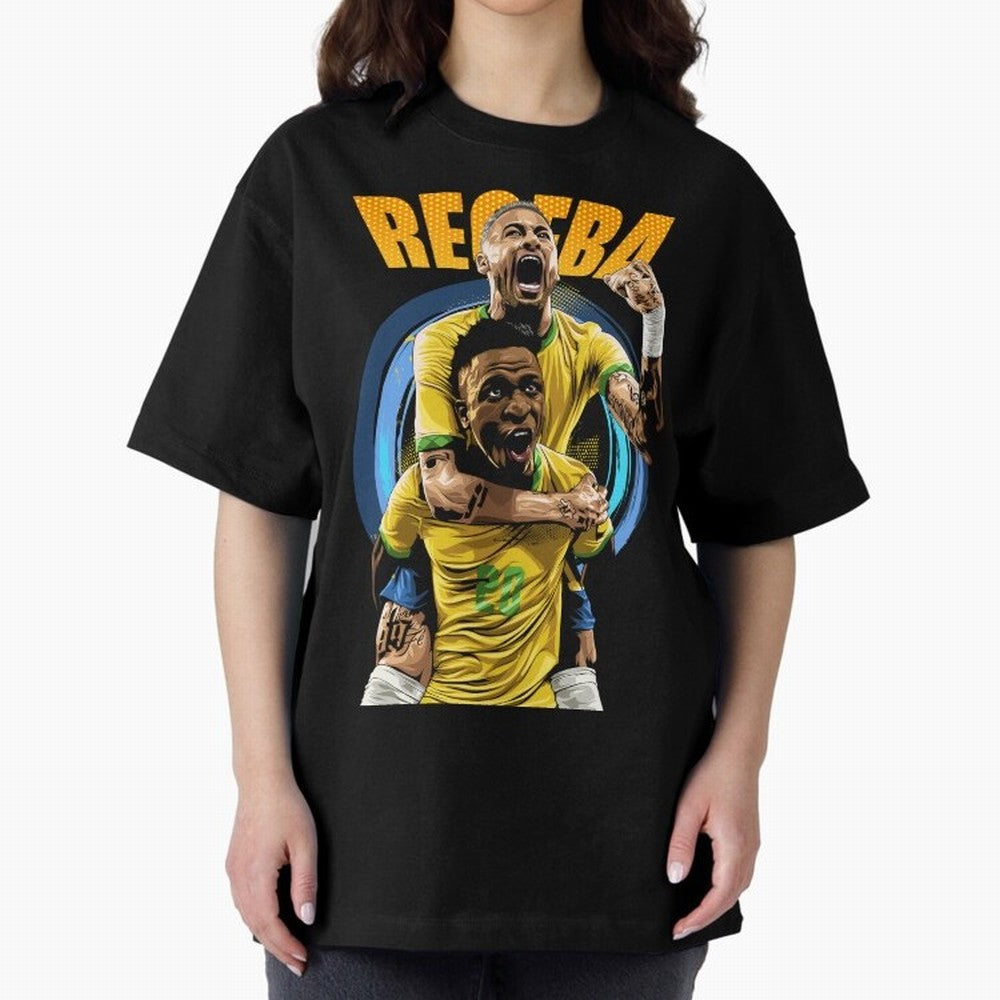RECEBA Classic T-Shirt Follow FIFA World Cup 2026 Group Stage Featuring Cristiano Ronaldo, Haaland and CR7, Portugal, Spain and Germany Energy, Sports Nostalgia, International Competition, Famous Players and Unforgettable Victories; Made for