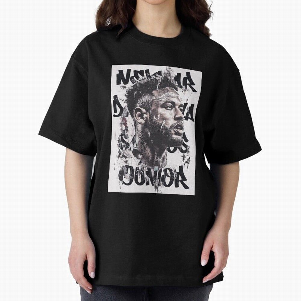 Potrait artistic collage of Neymar Classic T-Shirt Bring World Football Passion into FIFA World Cup 2026 Filled with Neymar, Spain and Netherlands Energy, Tournament Hype, Historic Matchups, Family Viewing Parties and Global Sports Pride; Great for