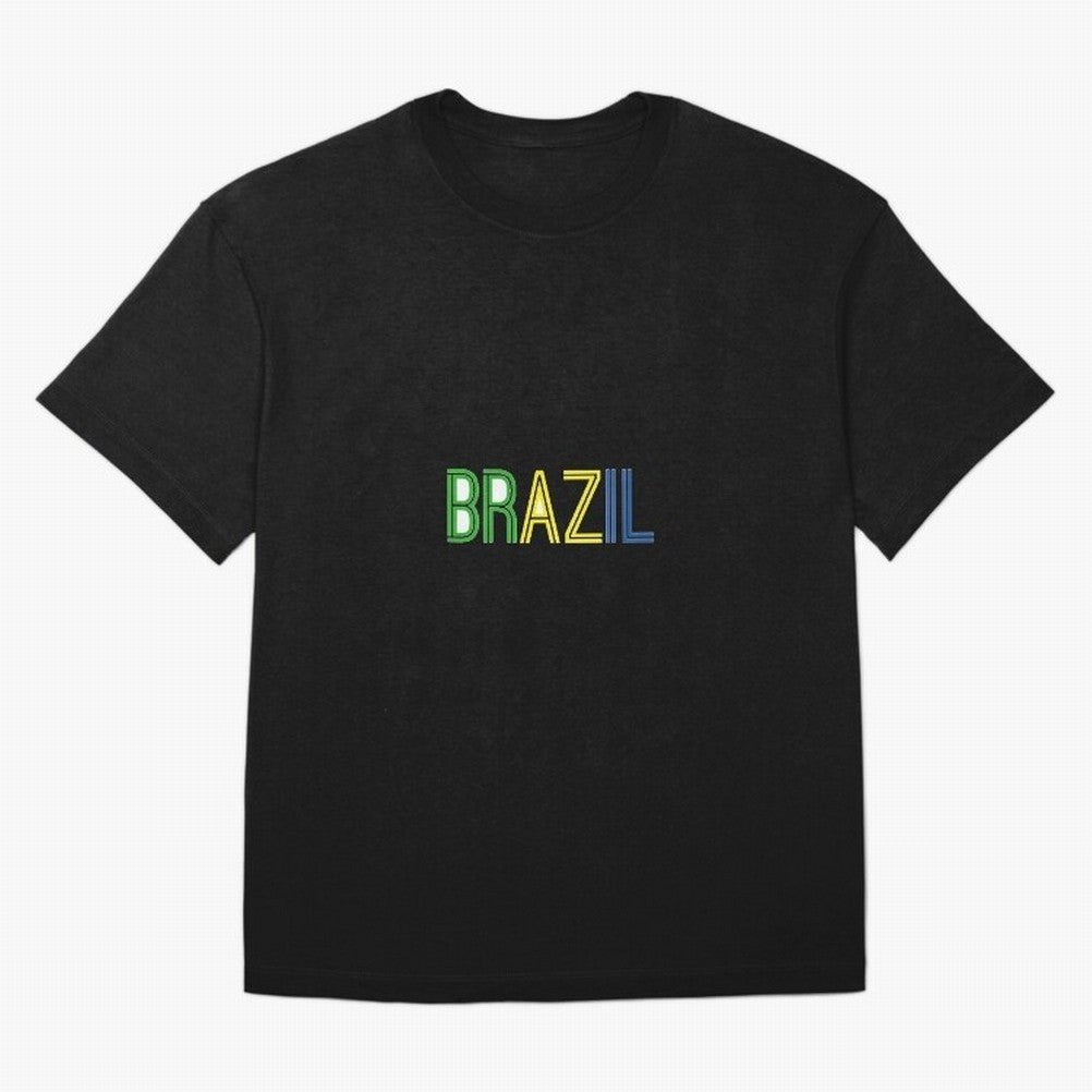 Simple Brazil Sticker Classic T-Shirt Enjoy the Biggest Football Party of FIFA World Cup 2026 USA Canada Mexico for Fans of Haaland and Mbappe and Brazil, Bringing Fan Favorite Moments, National Team Passion, Big Match Drama and Soccer History;