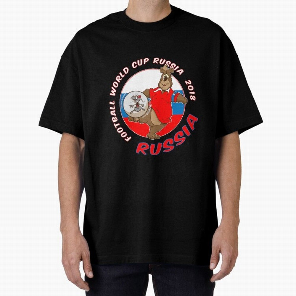Russia football World Cup Russia 2018 T shirt and merchandise Oversized T-Shirt Bring Home FIFA World Cup 2026 for Fans of Messi and Portugal, Bringing Worldwide Fan Energy, Dramatic Goals, Stadium Lights and Championship Celebrations; Ideal for