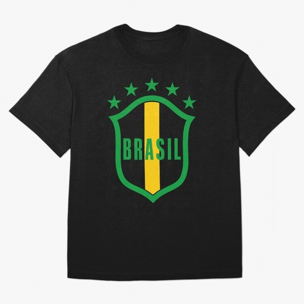 BRASIL LOGO 002 Oversized T-Shirt Bring Legendary Rivalry Energy to FIFA World Cup 2026 USA Canada Mexico Spirit, Connected to France, Haaland and Mbappe, Match Day Excitement, Supporter Culture, Golden Goals and Global Football Passion; Made for