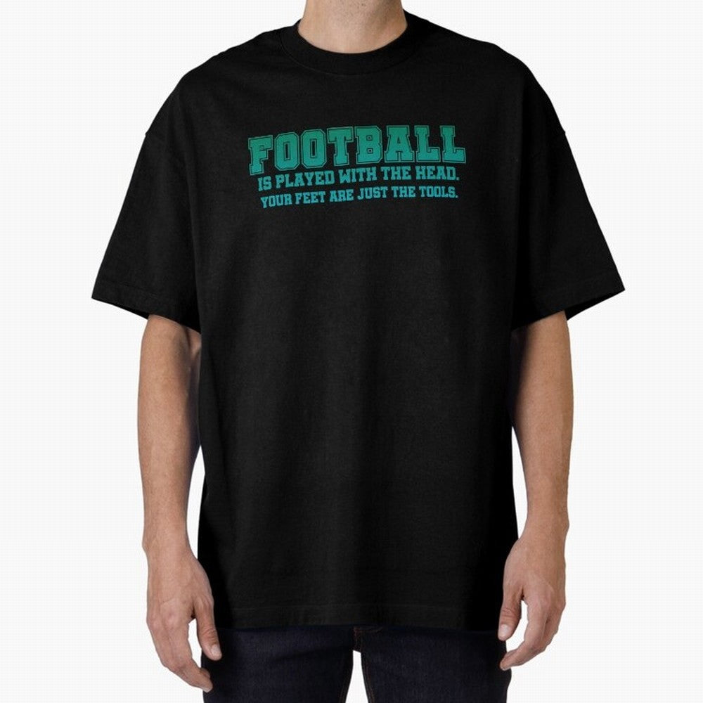 Football is played with the head. Classic T-Shirt Remember Iconic Moments from Global Football Passion for FIFA World Cup 2026 USA Canada Mexico, Built around Haaland, England, Game Day Rituals, Football Legends, Country Pride and the Road to the
