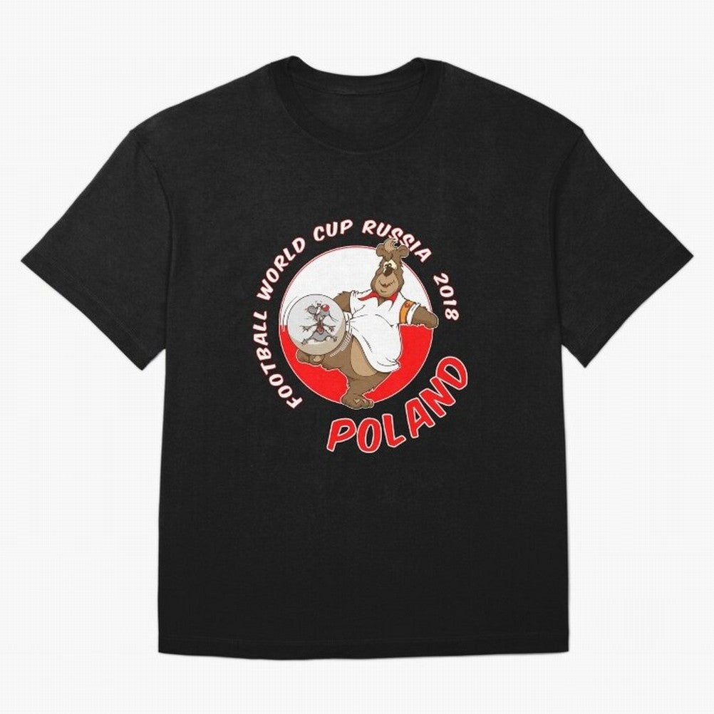 Poland football World Cup Russia 2018 T shirt and merchandise Classic T-Shirt Bring Global Tournament Vibes to FIFA World Cup 2026 Group Stage Spirit, Highlighting Spain, Messi and Cristiano Ronaldo, Worldwide Fan Energy, Dramatic Goals, Stadium