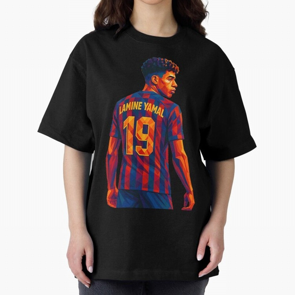 Lamine Yamal Oversized T-Shirt Celebrate the Stars of Global Football Passion for FIFA World Cup 2026, Made for Neymar, Haaland and Cristiano Ronaldo, France, Worldwide Fan Energy, Dramatic Goals, Stadium Lights and Championship Celebrations; Ideal