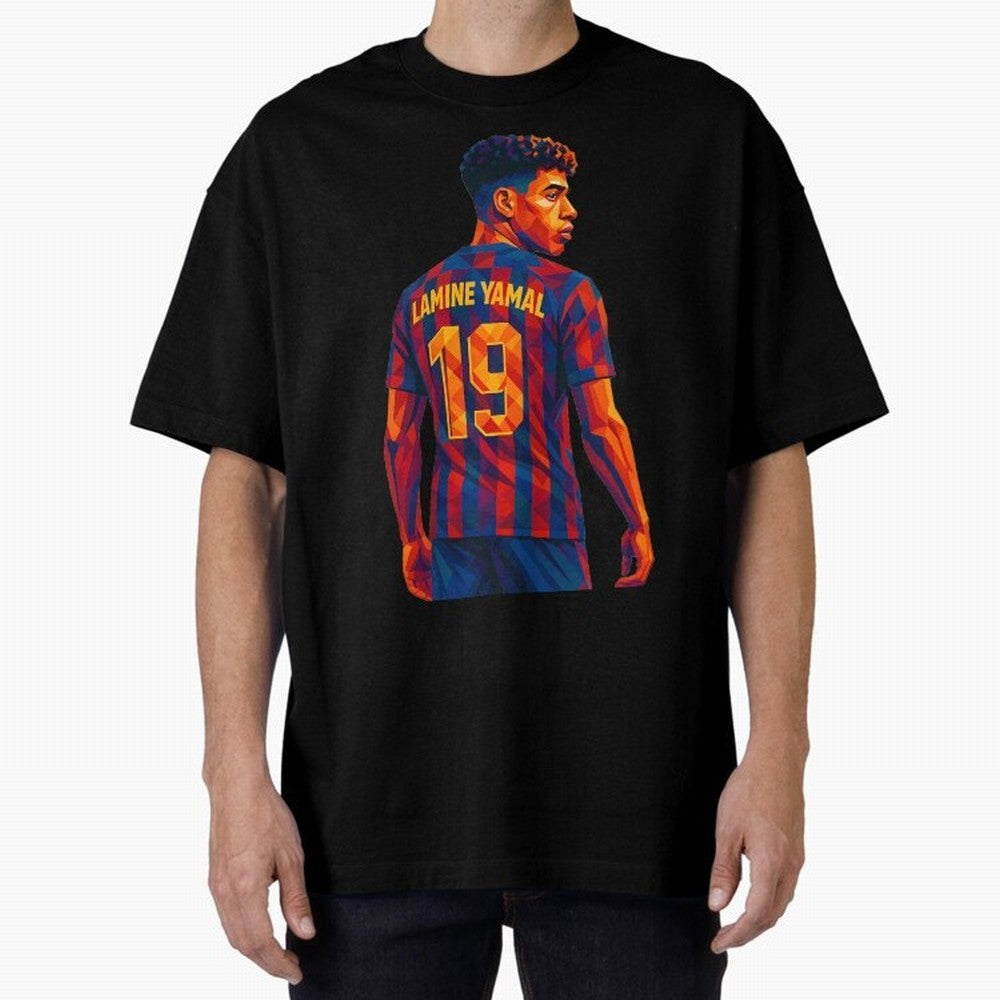 Lamine Yamal Oversized T-Shirt Celebrate the Stars of Global Football Passion for FIFA World Cup 2026, Made for Neymar, Haaland and Cristiano Ronaldo, France, Worldwide Fan Energy, Dramatic Goals, Stadium Lights and Championship Celebrations; Ideal