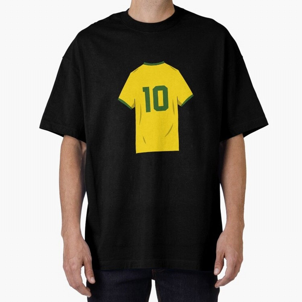 Pele Classic World Cup Jersey Oversized T-Shirt Show Your Tournament Heart for FIFA World Cup 2026 USA Canada Mexico Highlighting Messi, CR7 and Mbappe, Brazil Energy, Stadium Chants, National Pride, Trophy Dreams and Unforgettable Football