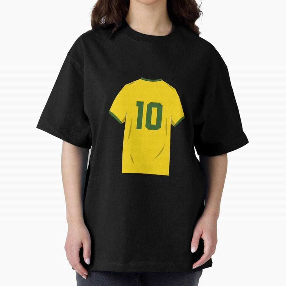 Pele Classic World Cup Jersey Oversized T-Shirt Show Your Tournament Heart for FIFA World Cup 2026 USA Canada Mexico Highlighting Messi, CR7 and Mbappe, Brazil Energy, Stadium Chants, National Pride, Trophy Dreams and Unforgettable Football