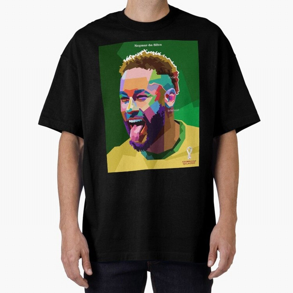 Neymar Brazil World Cup 2022 Pop Art Classic T-Shirt Celebrate Supporters United by FIFA World Cup 2026 Group Stage Spirit, Featuring Germany, Cristiano Ronaldo, Goal Celebration Energy, Supporter Heritage, Football Icons and Worldwide Tournament
