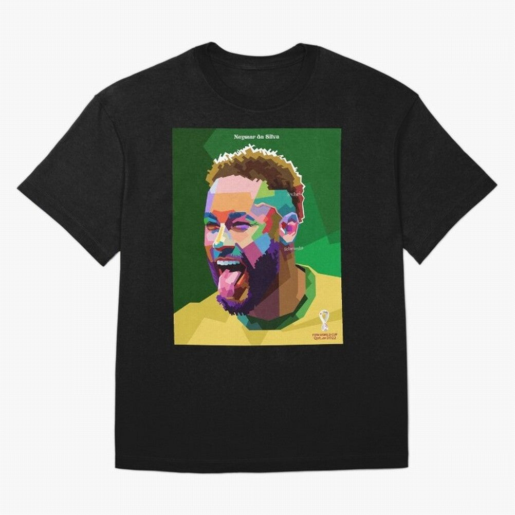 Neymar Brazil World Cup 2022 Pop Art Classic T-Shirt Celebrate Supporters United by FIFA World Cup 2026 Group Stage Spirit, Featuring Germany, Cristiano Ronaldo, Goal Celebration Energy, Supporter Heritage, Football Icons and Worldwide Tournament