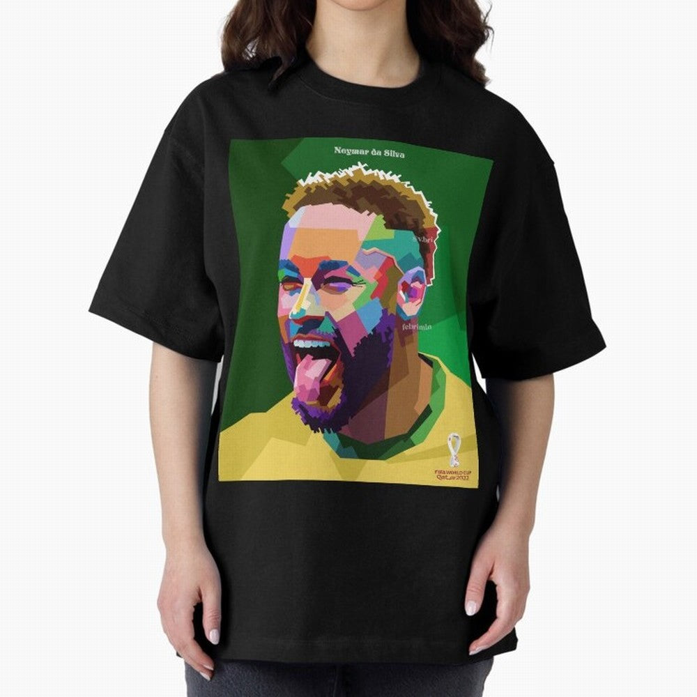 Neymar Brazil World Cup 2022 Pop Art Classic T-Shirt Celebrate Supporters United by FIFA World Cup 2026 Group Stage Spirit, Featuring Germany, Cristiano Ronaldo, Goal Celebration Energy, Supporter Heritage, Football Icons and Worldwide Tournament