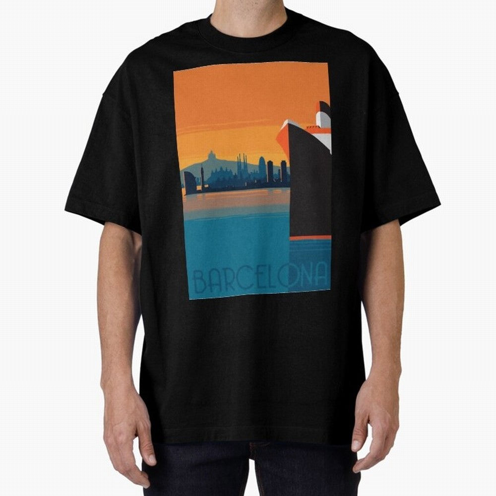 Barcelona Spain Travel Classic T-Shirt Remember Iconic Moments from Match Day Hype around FIFA World Cup 2026, Messi, CR7 and Mbappe, Portugal, Global Supporter Spirit, Legendary Goals, National Colors and Tournament Celebration; Perfect for