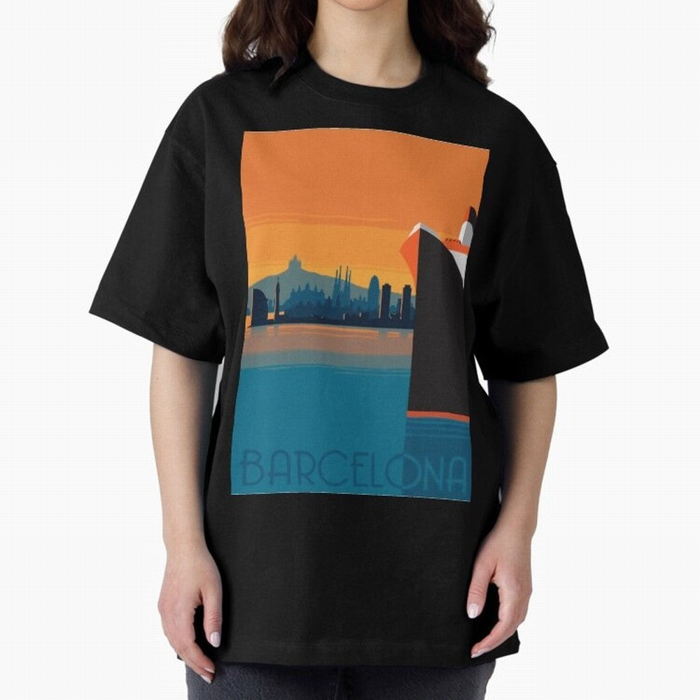 Barcelona Spain Travel Classic T-Shirt Remember Iconic Moments from Match Day Hype around FIFA World Cup 2026, Messi, CR7 and Mbappe, Portugal, Global Supporter Spirit, Legendary Goals, National Colors and Tournament Celebration; Perfect for