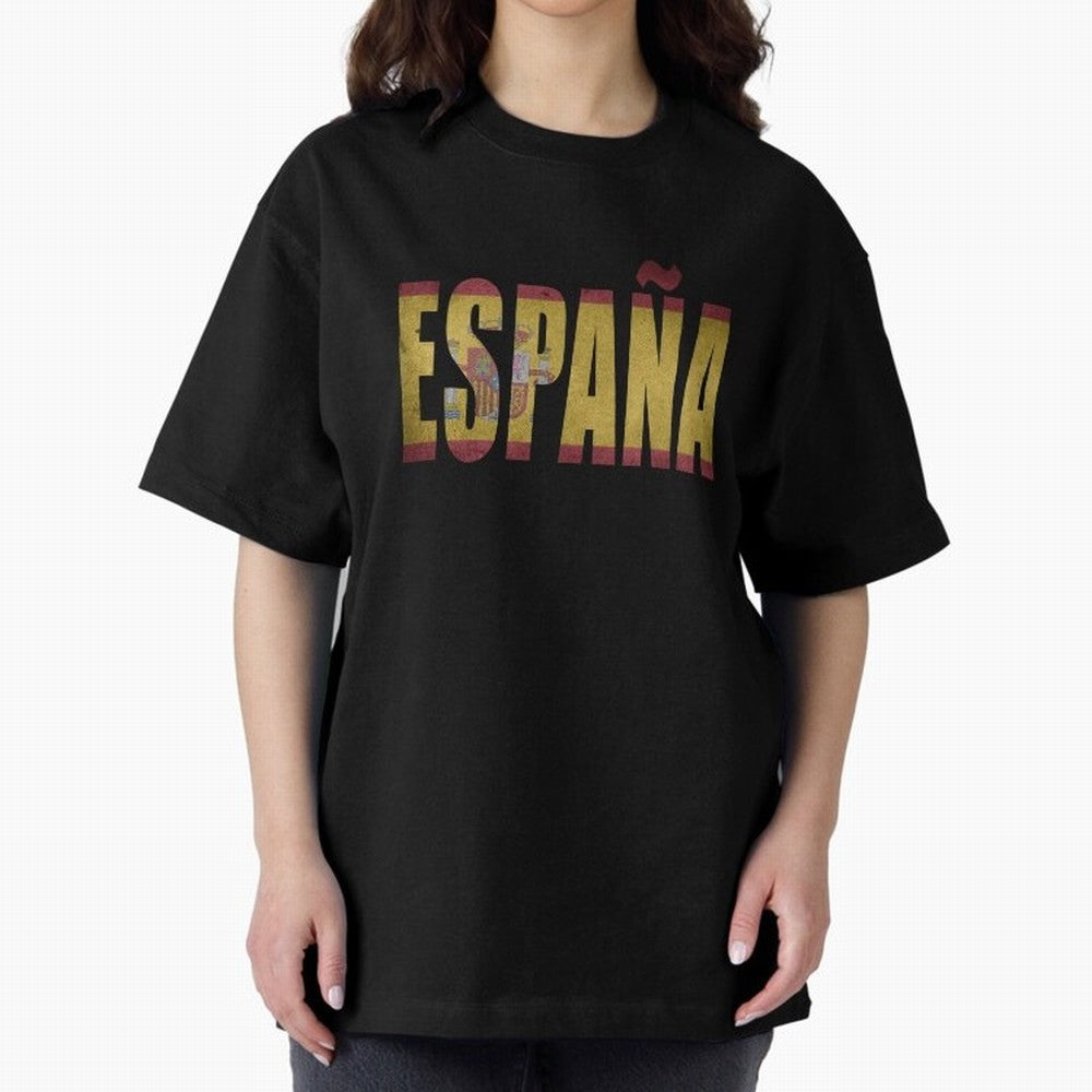 Espa?a Oversized T-Shirt Make the Season About Match Day Hype around FIFA World Cup 2026 USA Canada Mexico, Haaland and Mbappe, England, Retro Football Energy, Iconic Rivalries, Trophy Chase Drama and Stadium Atmosphere; Made for Die Hard