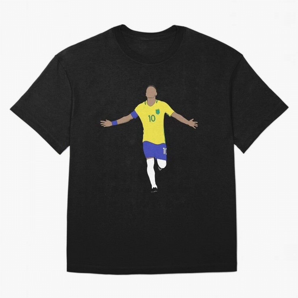 Godlike Oversized T-Shirt Represent Football Lovers during Match Day Hype around FIFA World Cup 2026 USA Canada Mexico, Neymar, Brazil, Football Passion, Legendary Performances, Festival Vibes and Supporter Community; Perfect for Supporters Who
