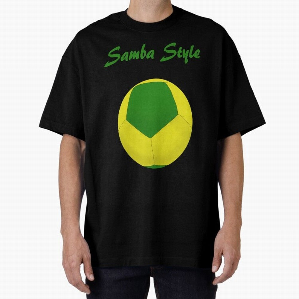 Samba Style Football Soccer Essential T-Shirt Support FIFA World Cup 2026 Celebrating CR7 and Messi, Brazil, Portugal and Argentina Energy, Worldwide Fan Energy, Dramatic Goals, Stadium Lights and Championship Celebrations; Ideal for Passionate