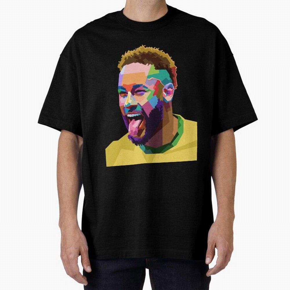 Neymar Brazil Squad Team Pop Art Classic T-Shirt Represent Football Lovers during FIFA World Cup 2026 Group Stage Spirit, Capturing France, Mbappe, Soccer Culture, Superstar Moments, National Team Dreams and Competitive Fire; Great for Supporters