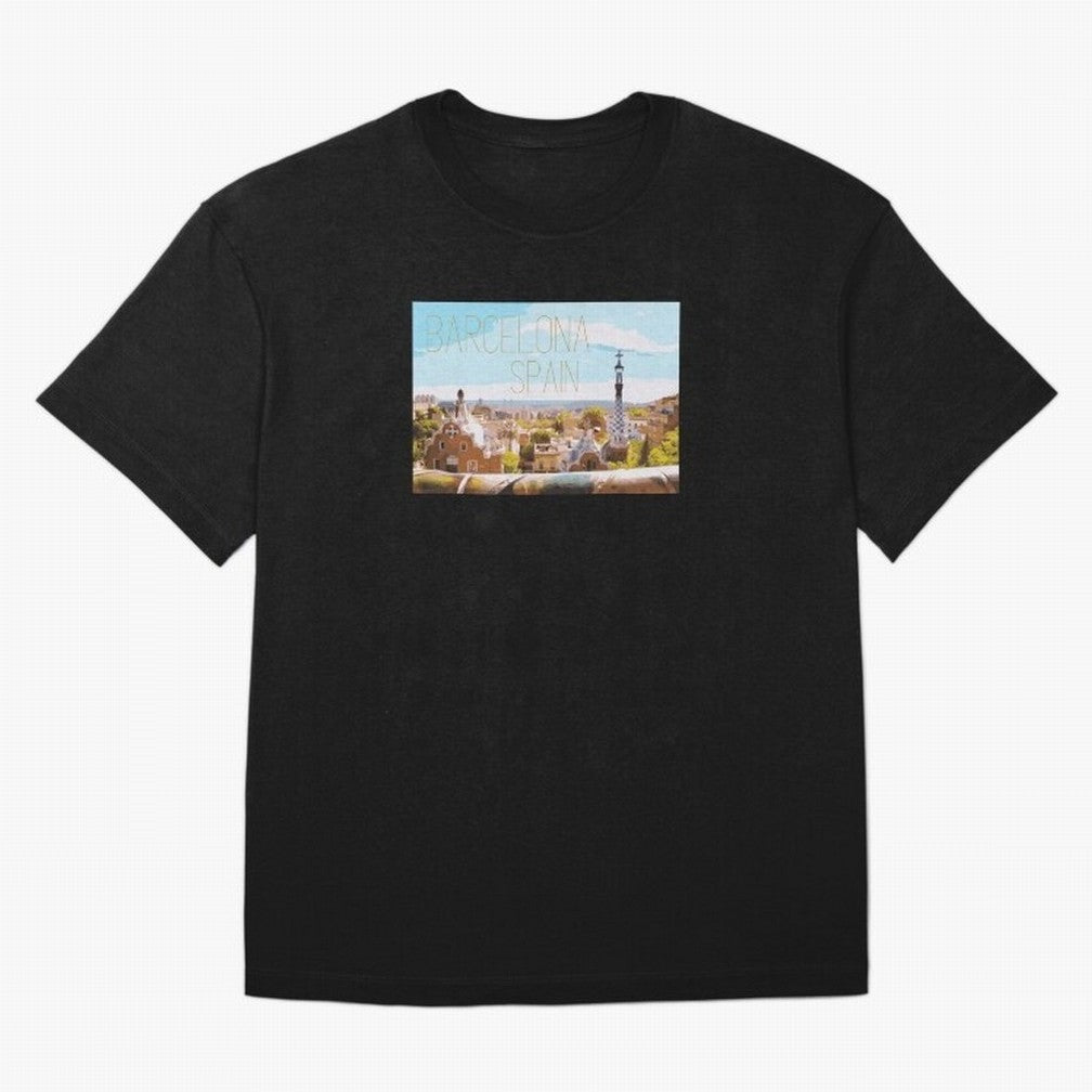 Barcelona Print Oversized T-Shirt Join Global Football Passion for FIFA World Cup 2026 Group Stage, Built around Mbappe, Argentina and Brazil, Retro Football Energy, Iconic Rivalries, Trophy Chase Drama and Stadium Atmosphere; Ideal for Passionate