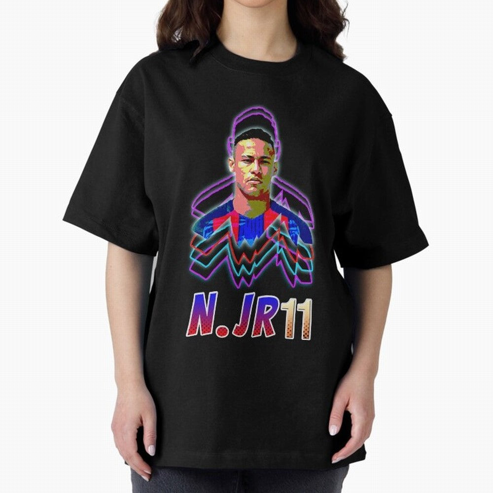 Neymar - Neon T-Shirt Essential T-Shirt Bring FIFA World Cup 2026 with Cristiano Ronaldo, England Energy, Worldwide Fan Energy, Dramatic Goals, Stadium Lights and Championship Celebrations; Great for Watch Parties, Sports Bars, Family Nights, Fan