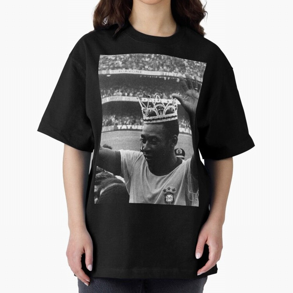 Pel¨¦ wears the crown Classic T-Shirt Carry FIFA World Cup 2026 Group Stage Spirit, Featuring Argentina, France and Brazil, Mbappe, Fan Favorite Moments, National Team Passion, Big Match Drama and Soccer History; Ideal for Football Dads, Football