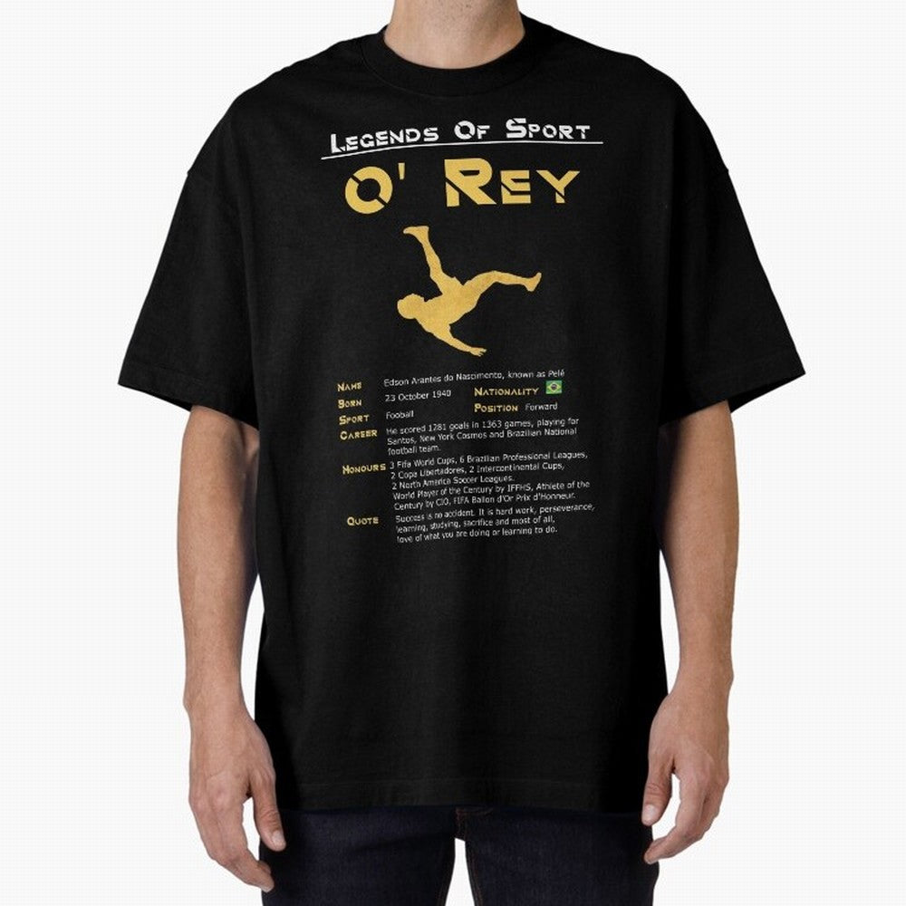 Legends of Sport Pele Pel¨¦ Essential T-Shirt Show Your Stadium Side during FIFA World Cup 2026 Group Stage for Fans of Cristiano Ronaldo, Haaland and CR7 and England, France and Netherlands, Bringing Classic Soccer Heritage, Championship Pressure,