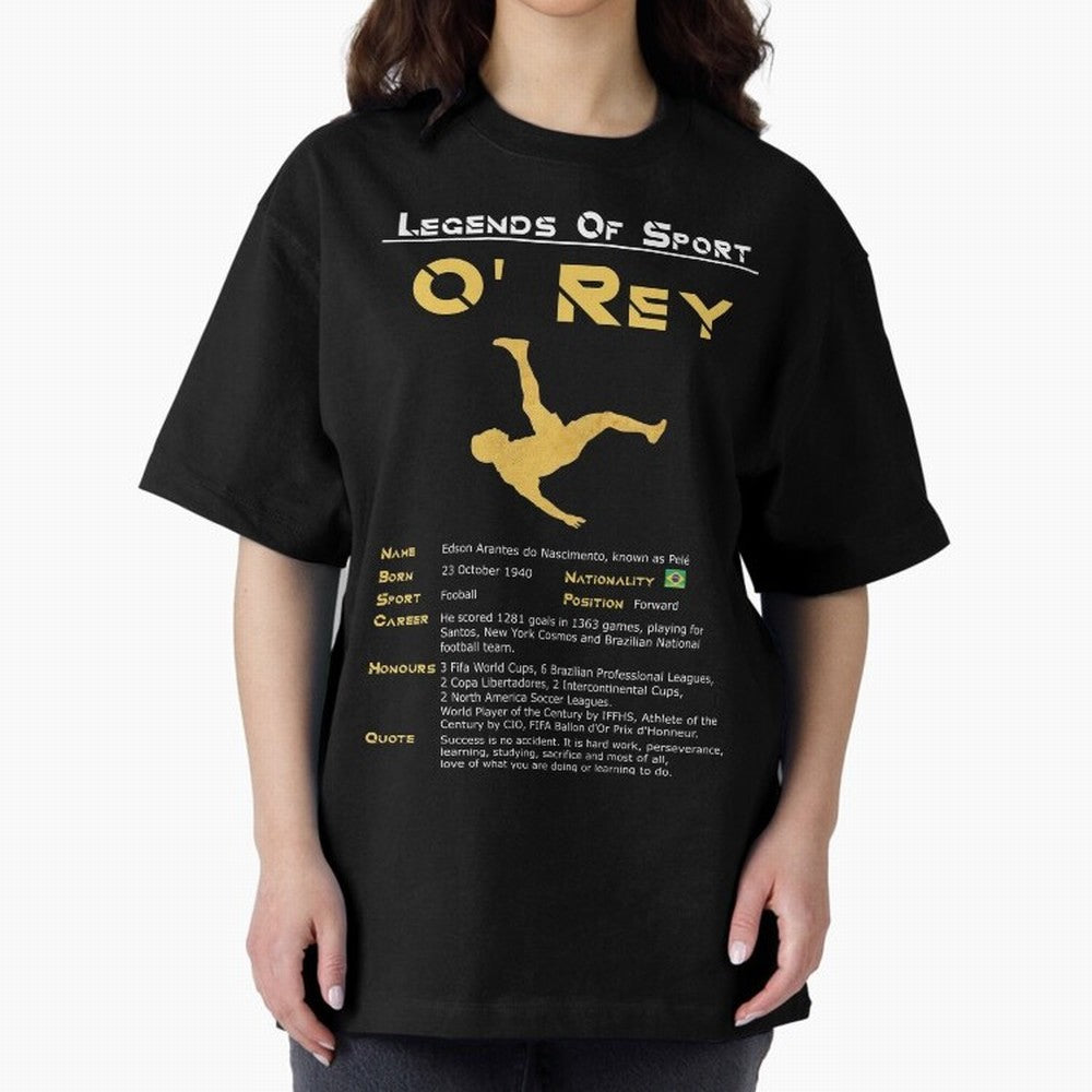 Legends of Sport Pele Pel¨¦ Essential T-Shirt Show Your Stadium Side during FIFA World Cup 2026 Group Stage for Fans of Cristiano Ronaldo, Haaland and CR7 and England, France and Netherlands, Bringing Classic Soccer Heritage, Championship Pressure,