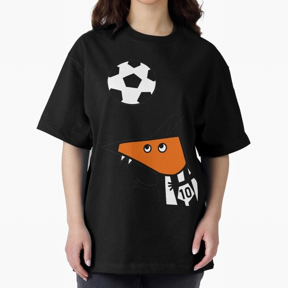 Football FOX Oversized T-Shirt Celebrate Golden Goal Energy in FIFA World Cup 2026 USA Canada Mexico for Fans of Cristiano Ronaldo and Portugal, Spain and Germany, Bringing Game Day Rituals, Football Legends, Country Pride and the Road to the