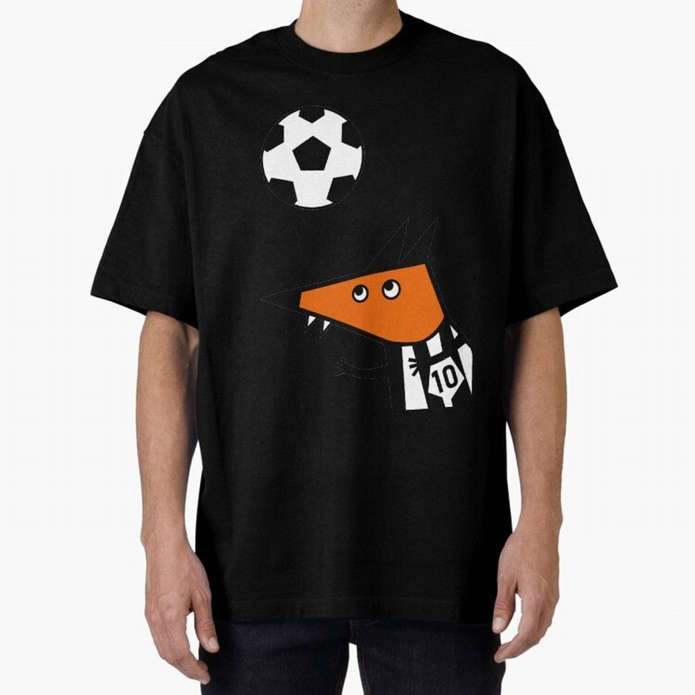 Football FOX Oversized T-Shirt Celebrate Golden Goal Energy in FIFA World Cup 2026 USA Canada Mexico for Fans of Cristiano Ronaldo and Portugal, Spain and Germany, Bringing Game Day Rituals, Football Legends, Country Pride and the Road to the