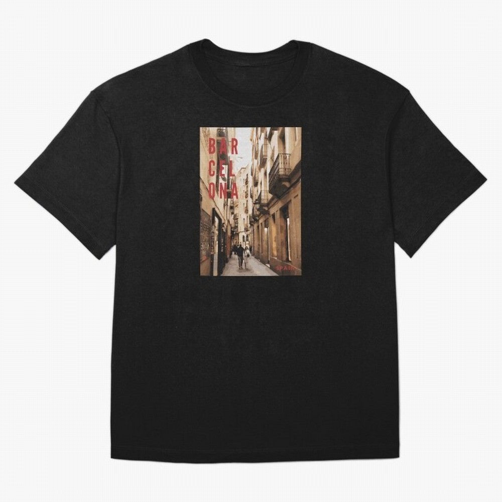 Barcelona Print Classic T-Shirt Step into Match Day Hype around FIFA World Cup 2026 USA Canada Mexico, Mbappe and Neymar, Argentina, France and Brazil, Football Festival Excitement, Trophy Ambitions, Country Rivalries and Star Player Buzz; Created