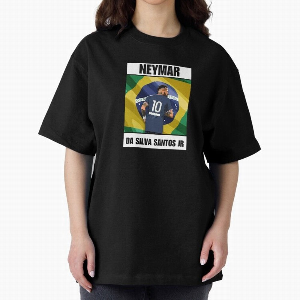 El Ney Oversized T-Shirt Honor the Football Icons of Global Football Passion for FIFA World Cup 2026 Group Stage, Inspired by Messi and Cristiano Ronaldo, Portugal, Stadium Memories, Football Loyalty, International Chants and Championship