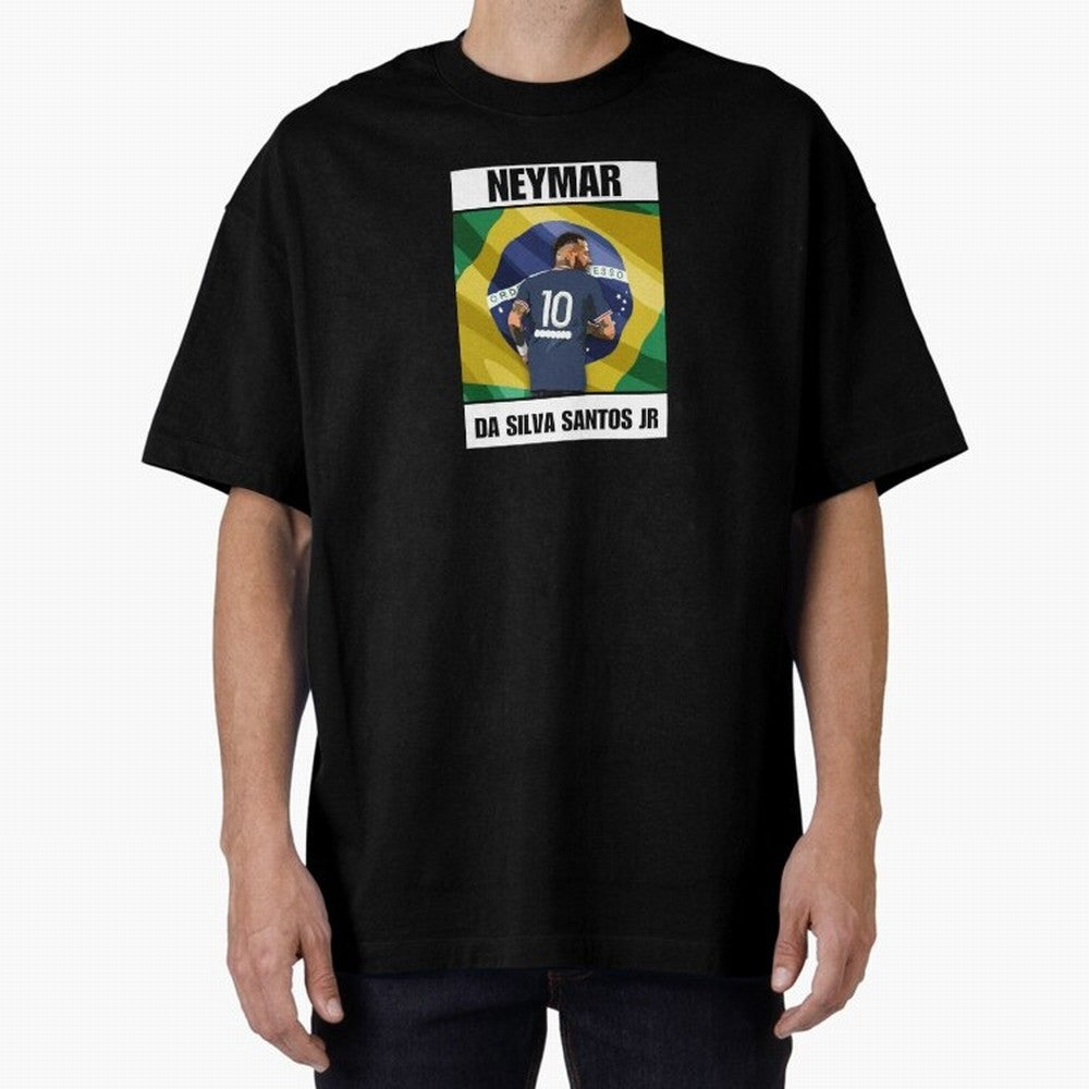 El Ney Oversized T-Shirt Honor the Football Icons of Global Football Passion for FIFA World Cup 2026 Group Stage, Inspired by Messi and Cristiano Ronaldo, Portugal, Stadium Memories, Football Loyalty, International Chants and Championship