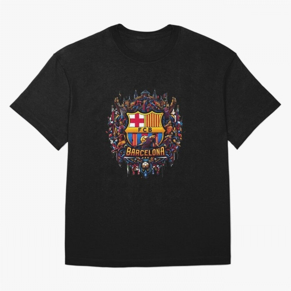 Barcelona - the temple of soccer Oversized T-Shirt Bring Match Day Fire to the FIFA World Cup 2026 Group Stage Journey through CR7 Highlights, Argentina Pride, Vintage Soccer Flavor, Modern Football Stars, National Flags and Final Night Emotion;