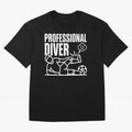 Professional Diver - Funny Soccer Faking Injury Oversized T-Shirt Bring Global Tournament Vibes to Global Football Passion for FIFA World Cup 2026 Group Stage, Filled with CR7 and Messi, Argentina and Brazil, Worldwide Fan Energy, Dramatic Goals,