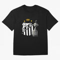 Santos Of Brazil With The Libertadores Cup Oversized T-Shirt Carry the Dream of FIFA World Cup 2026 Capturing Cristiano Ronaldo, Portugal Energy, Sports Nostalgia, International Competition, Famous Players and Unforgettable Victories; Ideal for
