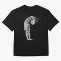 Neymar Black and White Version Oversized T-Shirt Wear the Spirit of Global Football Passion for FIFA World Cup 2026 USA Canada Mexico, Highlighting Messi, Netherlands, Vintage Soccer Flavor, Modern Football Stars, National Flags and Final Night