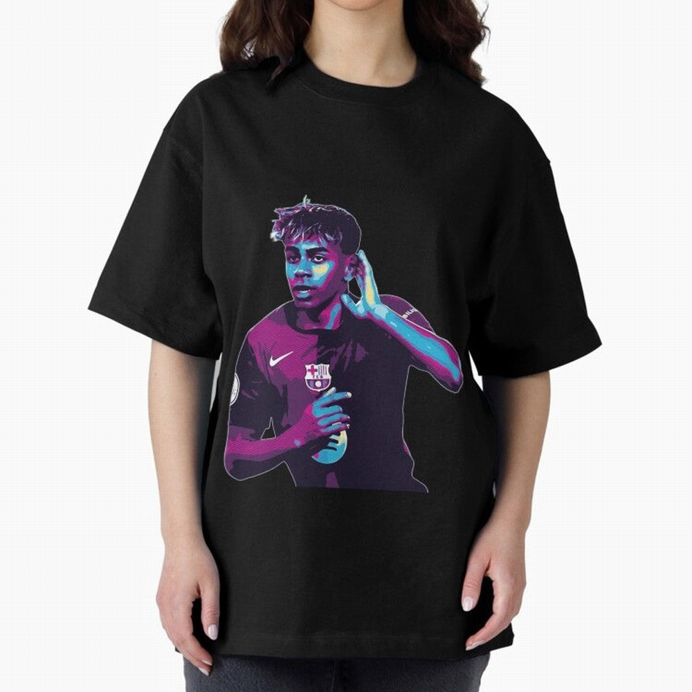 Lamine Yamal goal celebration Oversized T-Shirt Make Memories around Match Day Hype around FIFA World Cup 2026 USA Canada Mexico, Neymar, Haaland and Cristiano Ronaldo, Spain and Netherlands, Football Passion, Legendary Performances, Festival Vibes