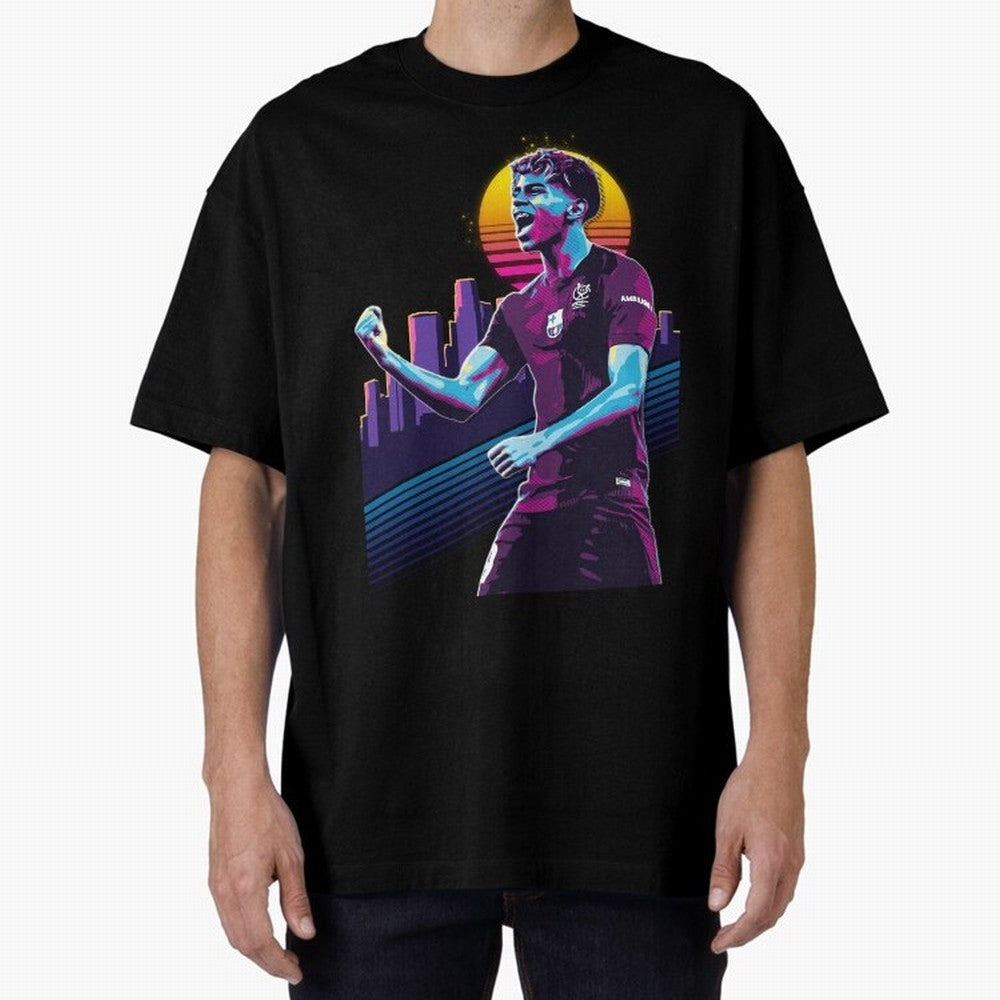 Lamine Yamal celebration 3 Oversized T-Shirt Celebrate the Stars of FIFA World Cup 2026 Group Stage Spirit, Driven by Netherlands, CR7, Tournament Hype, Historic Matchups, Family Viewing Parties and Global Sports Pride; Great for Supporters Who