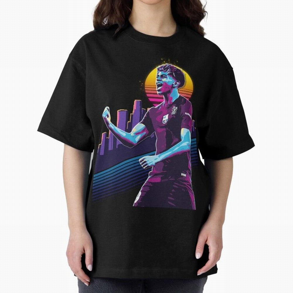 Lamine Yamal celebration 3 Oversized T-Shirt Celebrate the Stars of FIFA World Cup 2026 Group Stage Spirit, Driven by Netherlands, CR7, Tournament Hype, Historic Matchups, Family Viewing Parties and Global Sports Pride; Great for Supporters Who