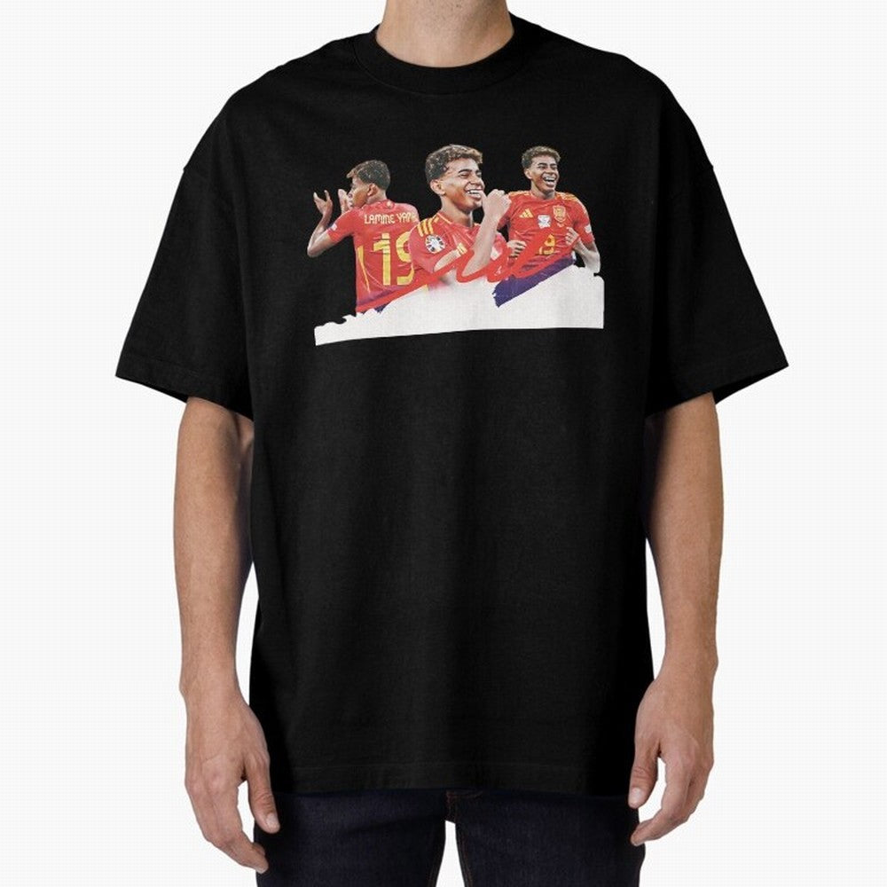 Lamine Yamal Classic T-Shirt Celebrate Football Dreams Across Global Football Passion for FIFA World Cup 2026, Capturing Mbappe and Neymar, England, Vintage Soccer Flavor, Modern Football Stars, National Flags and Final Night Emotion; Made for