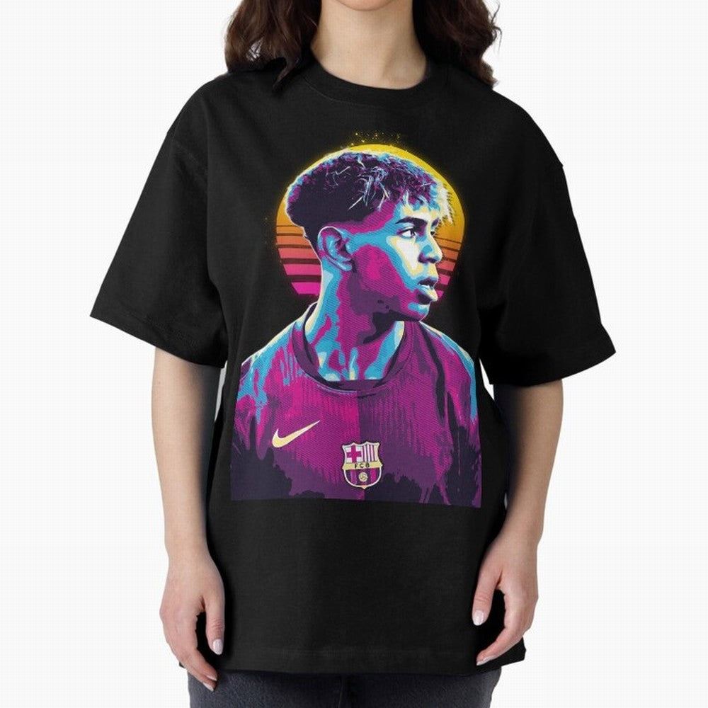 Lamine Yamal youn player the best Oversized T-Shirt Live for the Drama of Match Day Hype around FIFA World Cup 2026 USA Canada Mexico, Neymar, Haaland and Cristiano Ronaldo, Germany, Football History, Final Match Energy, Crowd Noise and Once in a