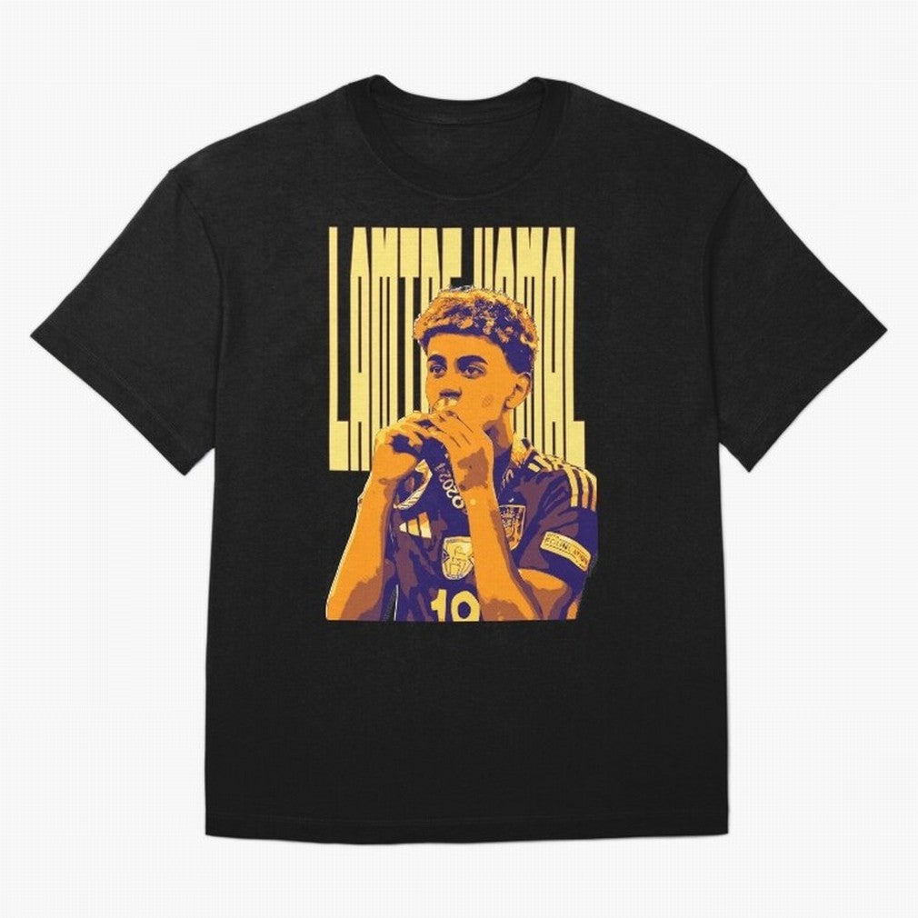 Lamine yamal pop art Oversized T-Shirt Live for the Drama of Match Day Hype around FIFA World Cup 2026, Messi, England and Germany, Football Festival Excitement, Trophy Ambitions, Country Rivalries and Star Player Buzz; Great for Supporters Who