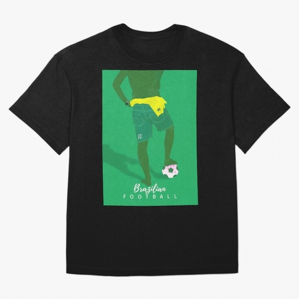 Brazilian Football Tribute Classic T-Shirt Celebrate Football Dreams Across Match Day Hype around FIFA World Cup 2026 USA Canada Mexico, Mbappe and Neymar, France, Fan Favorite Moments, National Team Passion, Big Match Drama and Soccer History;